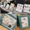 Creative Retro Photo Frame Display Jewelry Stand Vertical Home Dressing Table Earrings Bracelet Storage Board Wall Hanging Home