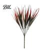 Silk Floral Arrangements With Green Leaves Artificial Fall Flowers, Fake Eucalyptus Violet Greenery Bouquet, Autumn Faux Quirky Interior Design