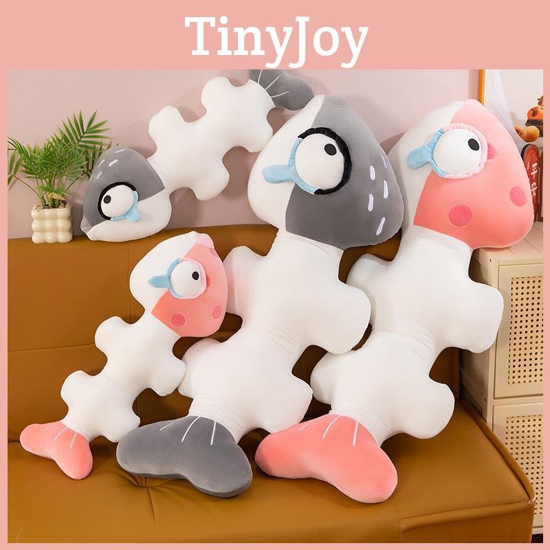 Design Bone Fish Plush Pillow With Pp Cotton For Home Lounge And Gift Giving