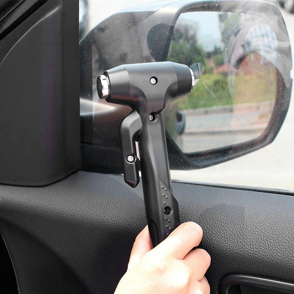 Long Handle Car Bus Window Breaking Safety Hammer Car Emergency Escape Tool