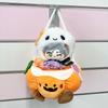 Ghost Poncho & Pumpkin Bag Set for 10cm Plush Toy, Kigurumi Accessories, Otaku Activities, Doll Mascot, Kpopdoll Costume [Used]