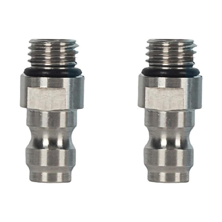 M8x1 Threaded Air Charging Valves with 40MPa Pressure Rating Leakproof One Way Mechanism For Industrial Pneumatic Tool