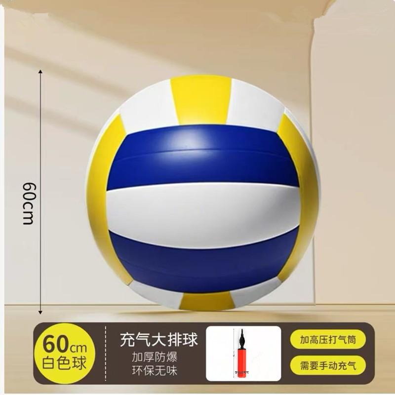 Aufblasbarer PVC-Strandvolleyball für draußen - 80cm 1m 1,5m 2m Größen Robuster Spielball Mit Pumpe Optionen