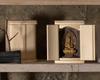 Zeku Buddhist statue in a shrine with Koyasan Kongo for those born in the year of the talisman of the zodiac Bodhisattva, (finished gold-plated