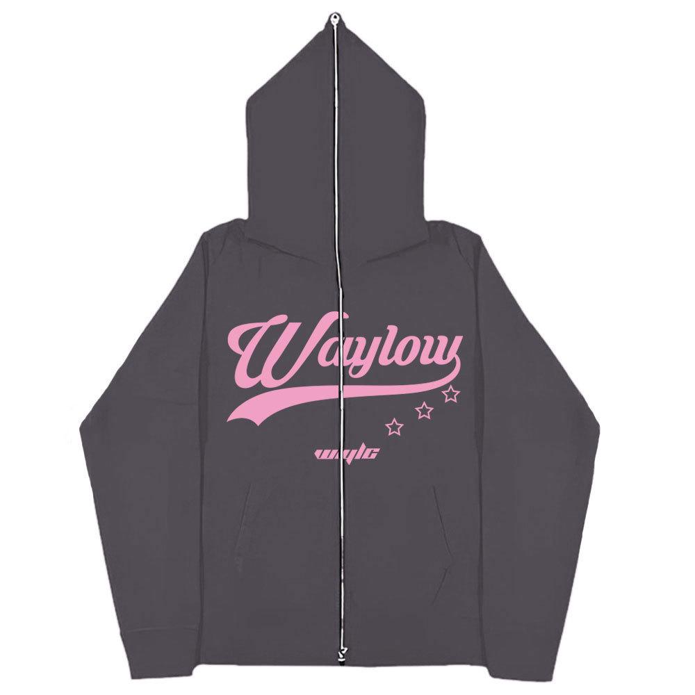 

Unisex Gothic Y2K Skull Sweatshirt - Oversized Harajuku Zip-Up Hoodie XL