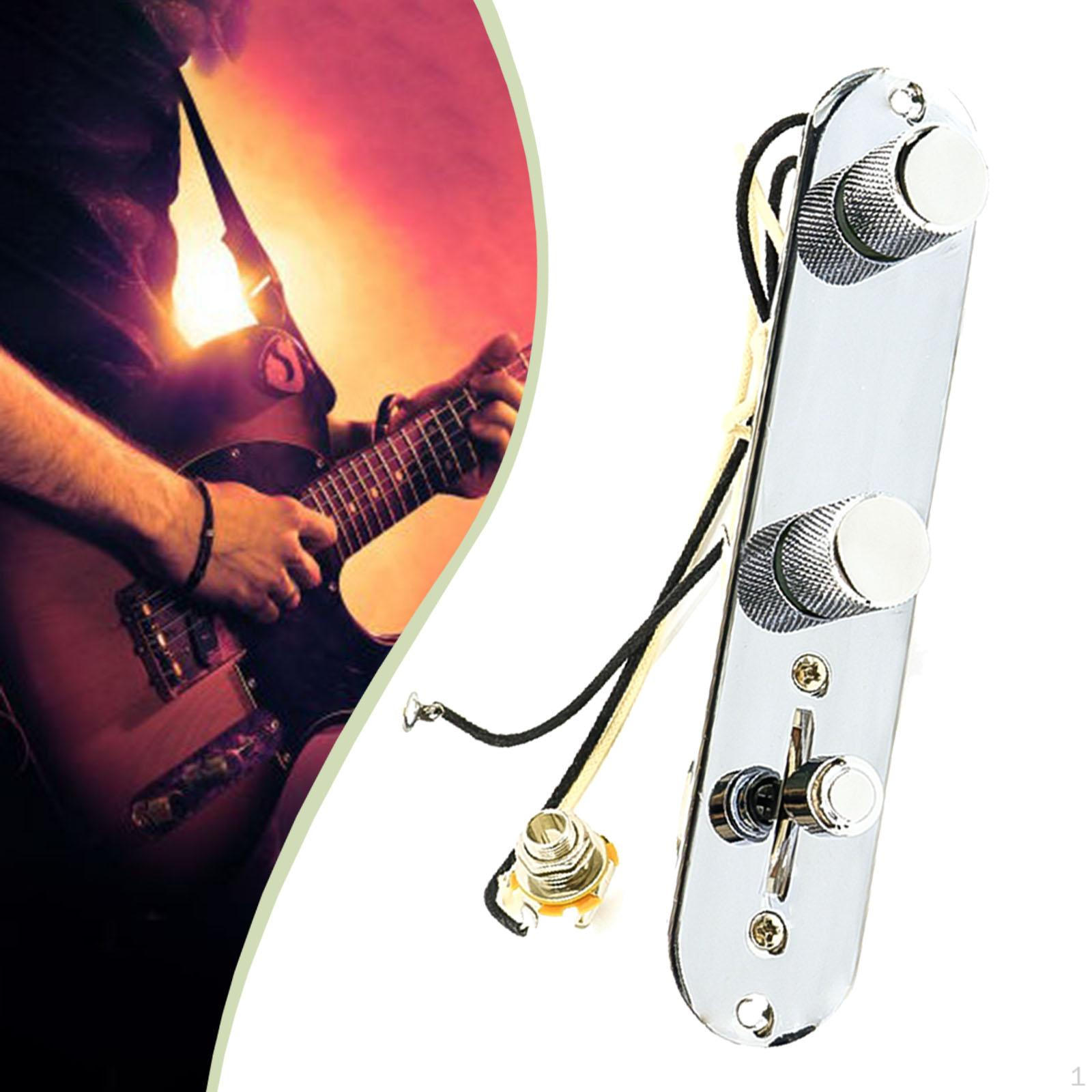 Fully Loaded Control Plate Prewired Modifications Replacement Assembly for Guitar