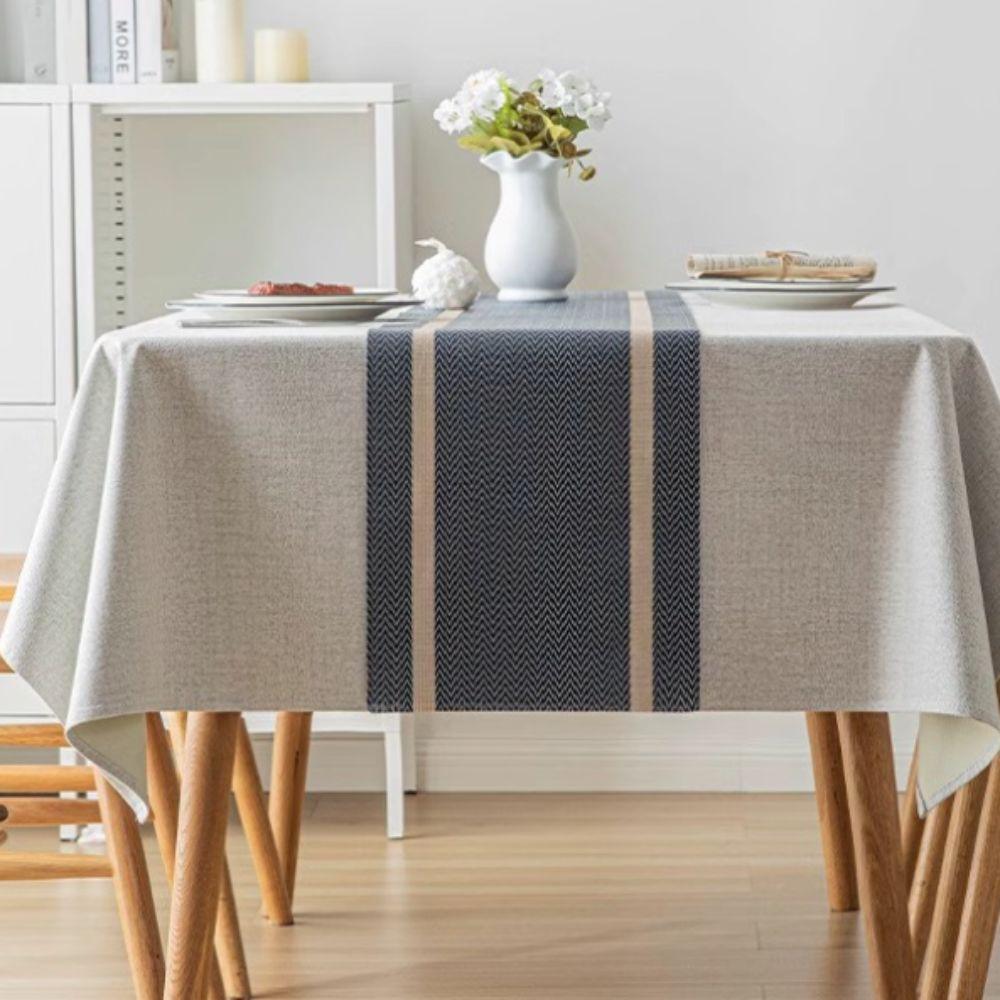 Stain-resistant PVC Table Runner Waterproof Desk Cover Placemat Table Cloth  Living Room