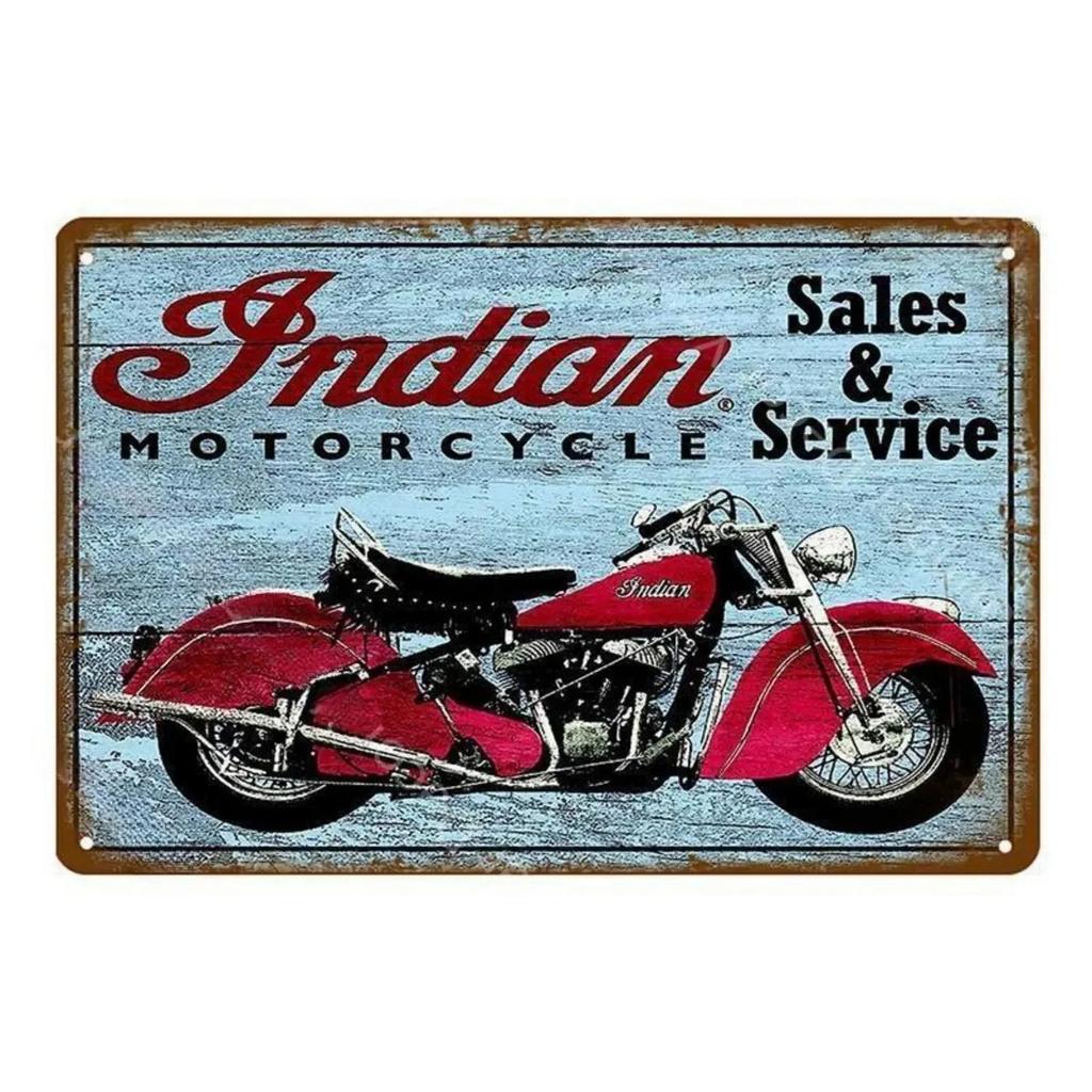 Metal Tin Signs American Motorcycles Wall Decoration Plaque Vintage Poster Iron Painting for Man Cave Home Cafe Garden Club Bar