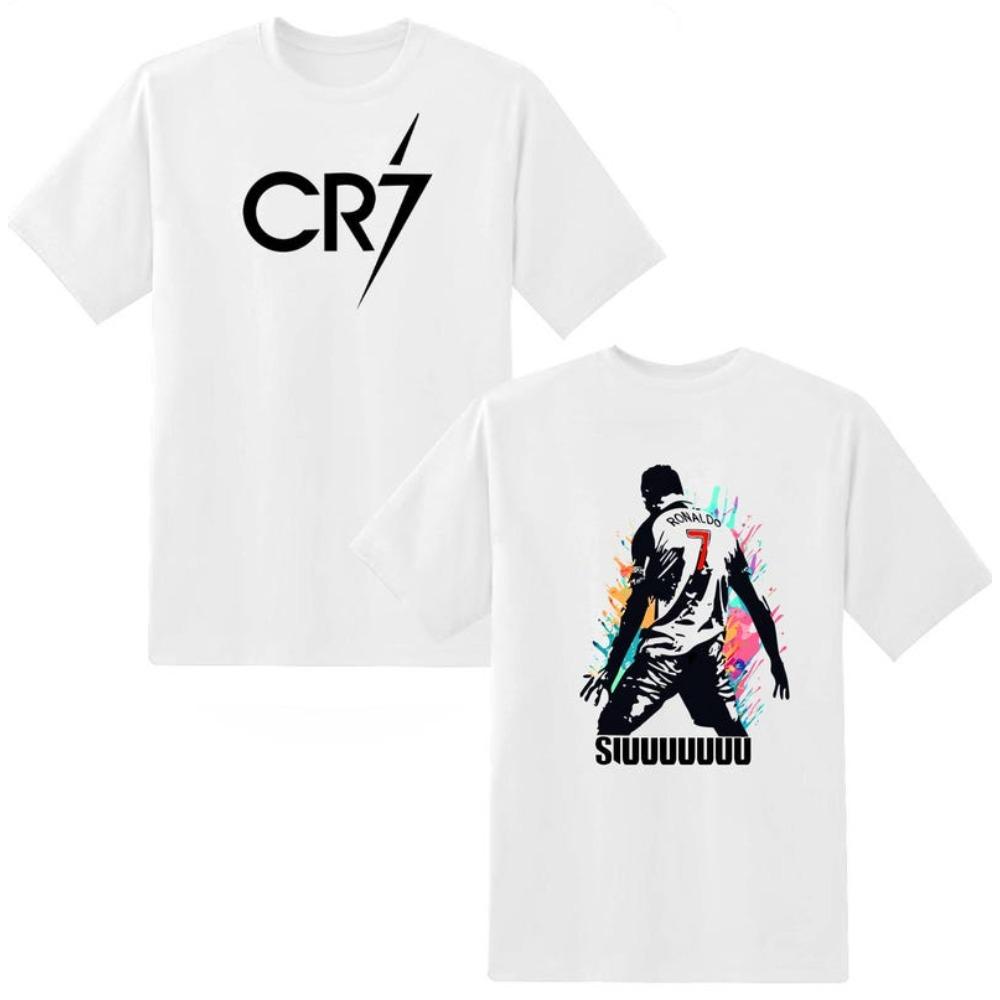 Cristiano Ronaldo Vintage Black & White Portrait Graphic T-Shirt, Unisex Oversized Streetwear, Football Fan Gift