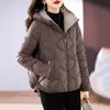 Cotton Women's Short Style Thin and Light Jacket with A Hood for Women
