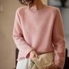 Women's Cashmere Sweater Qinghe Cashmere 30% Cashmere 70% Wool Autumn and Winter Pullover Warm and Fashionable
