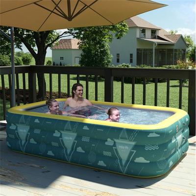 JIUJIU Piscină gonflabilă din PVC pentru bebeluși, acasă, pliabilă, pentru copii, jucărie pentru cadă de baie