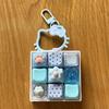 Cute Mechanical Keycap Fidget Toy 9 Keys Mini Keychain Portable Stress Relief Gift for Teens Boys Girls