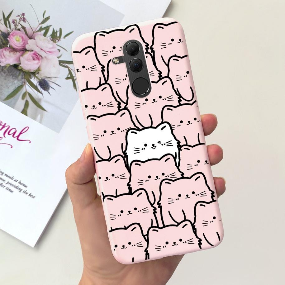 For Huawei Mate 20 Lite Case SNE-LX1 SNE-LX2 SNE-LX3 Protect Cover Popular Flower Soft Silicone Funda For Mate20 Lite Phone Case