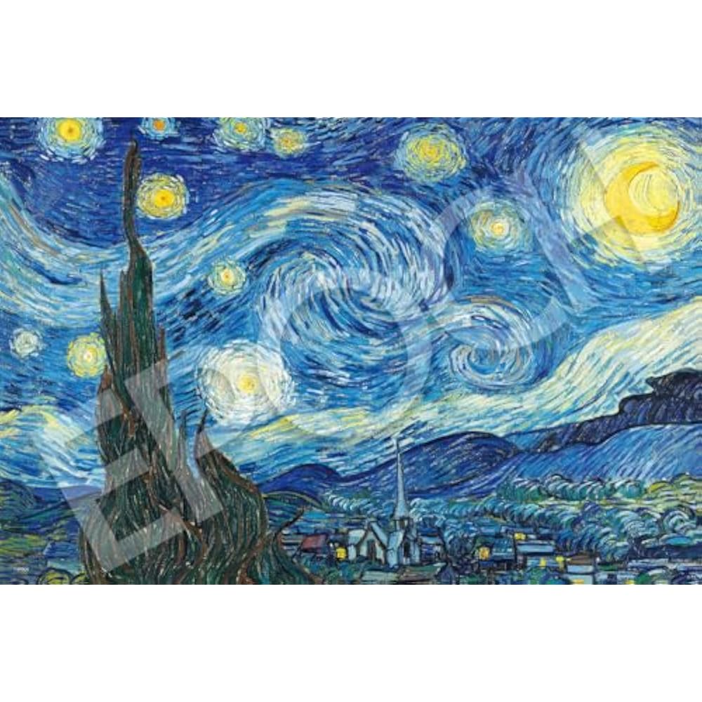 Epoch 1000 Piece Jigsaw Puzzle Illustration/Art World Paintings Starry Night (50×75cm) 09-055s wi...