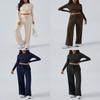 Pure Color Casual Pants For Women With Wide Leg Design For Autumn Winter Comfort