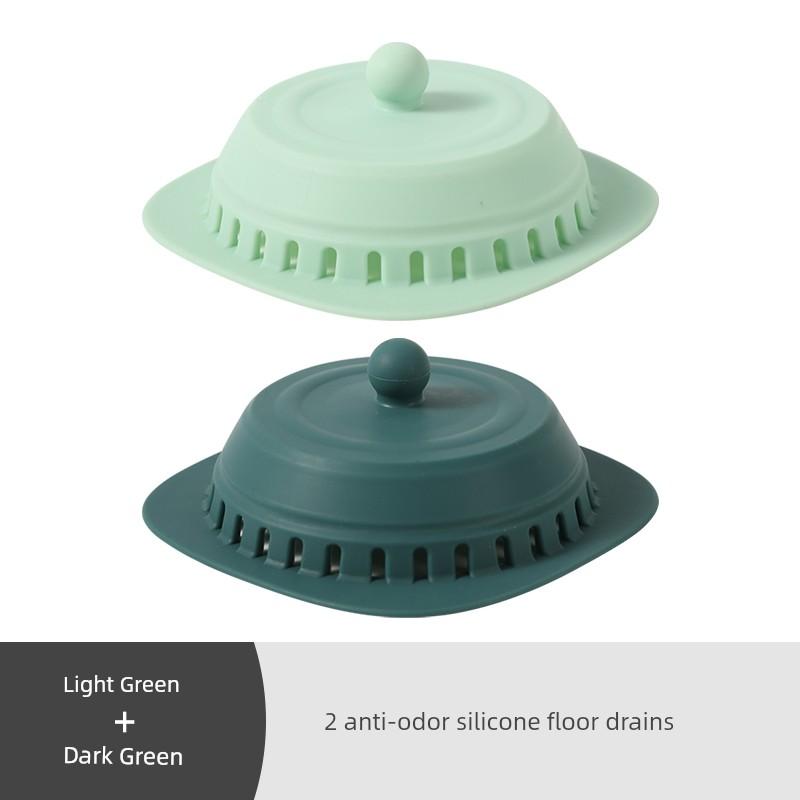 Floor Drain Anti-Odor Silicone Mat Toilet Odor Removal Sealing Cover Bathroom Sewer Anti-Odor Device