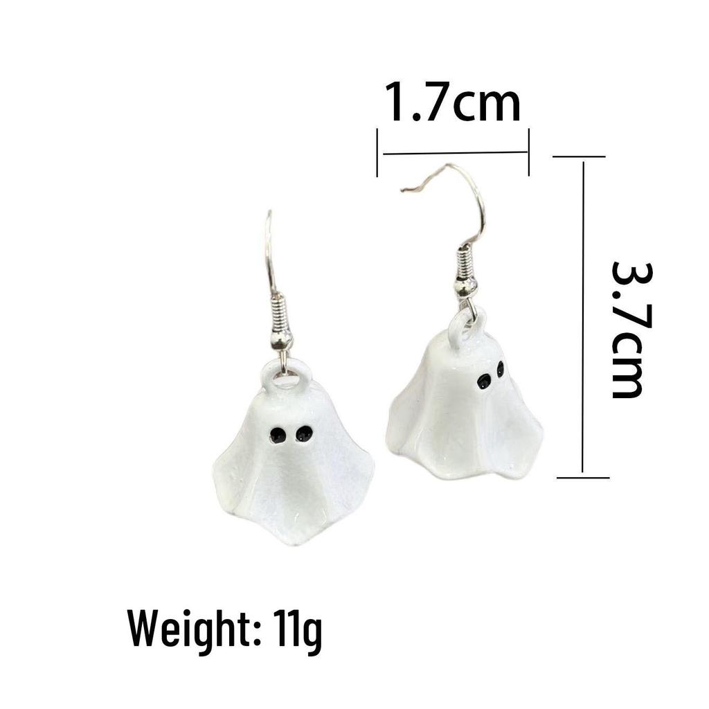 XiYin Halloween Bestseller: Cute Ghost Cartoon Earrings for Women