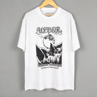T-shirt Ulver Notte Fantasy Black Metal Yassenion Agaloh Abbigliamento Unisex Fantasia Floreale Adatta Sia per Unisex che per Donne