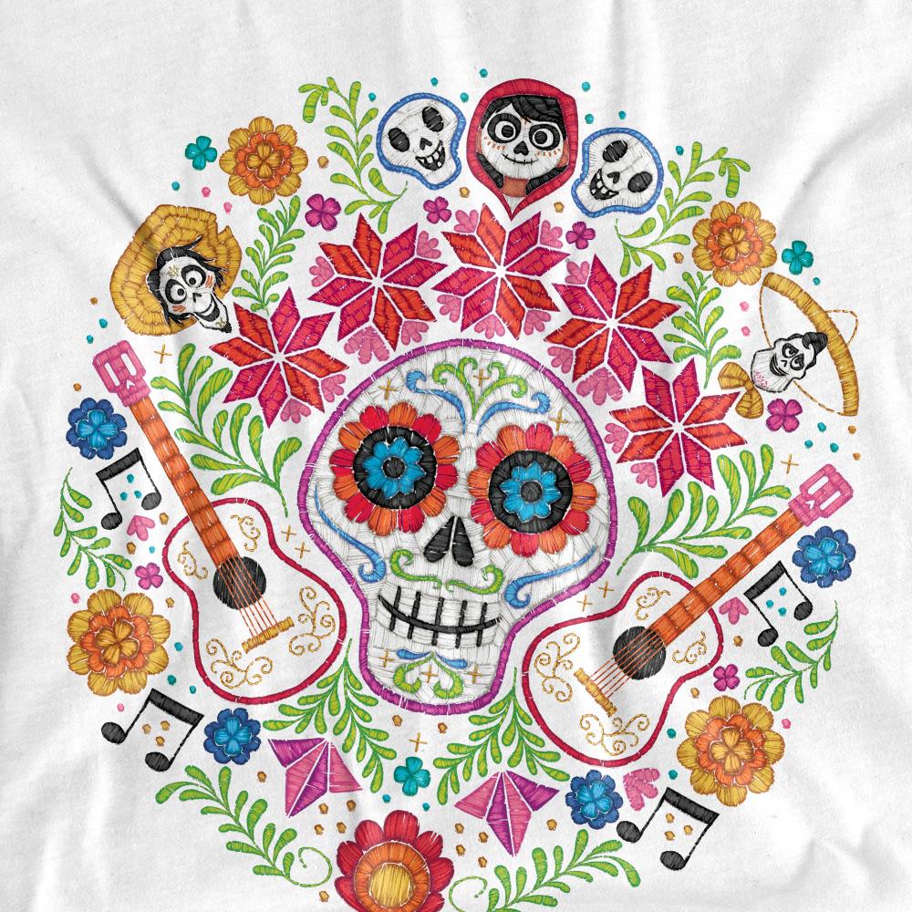 Coco Womens/Ladies Ernesto Miguel Hector Day Of The Dead T-Shirt