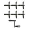 STARTIST Drum Tuning Drum Drum Accessories for Electronic Bass 7 Pieces Key, Multifunctional, Lightweight, Practical, Wrench, Percussion, Drums,