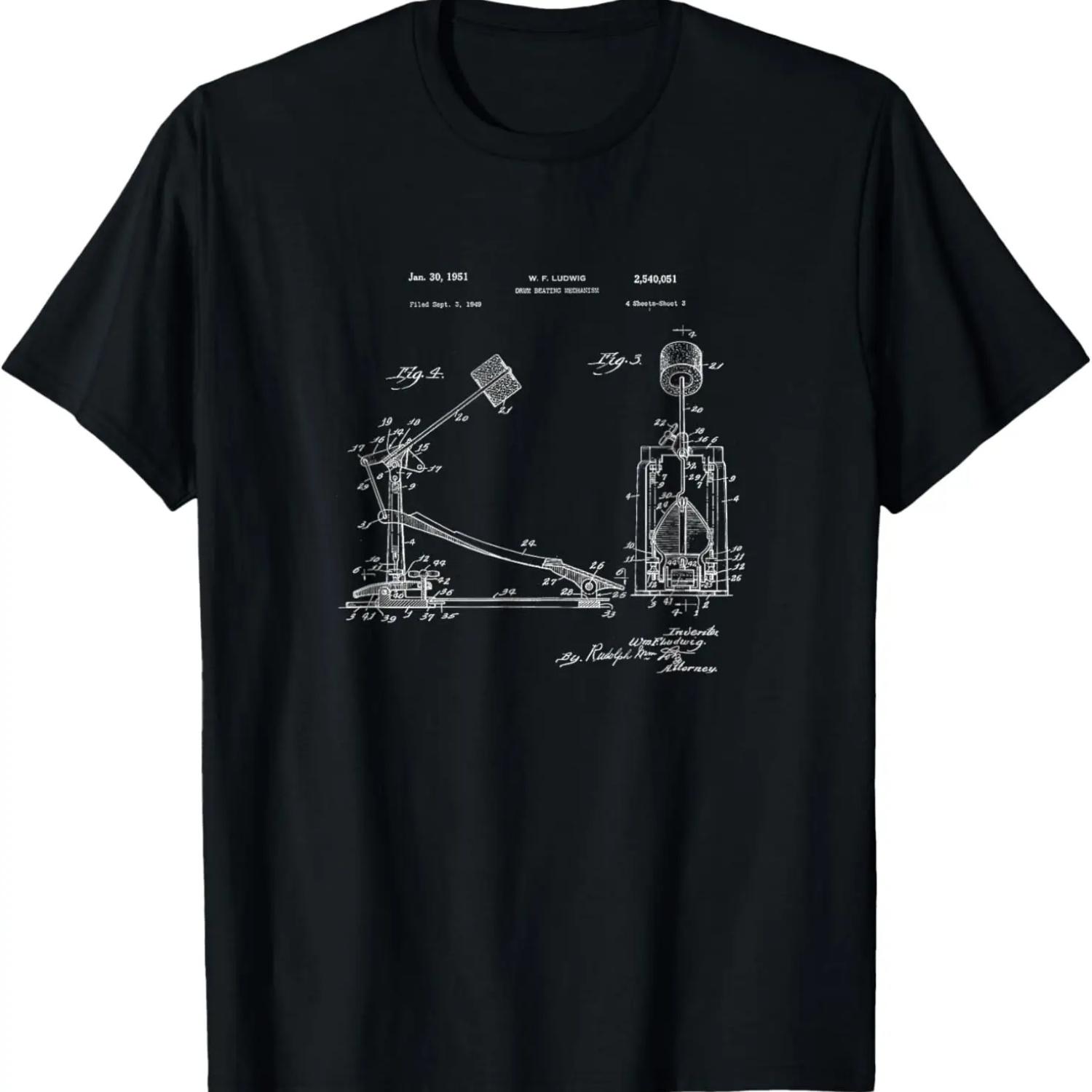 

Drum Beater Pedal for Kick Drum - Music History T-Shirt XXXXXL чёрный