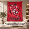 Tapestry Custom Name Text, Wall Hanging Tapestry Home Room DecorBukayo Saka