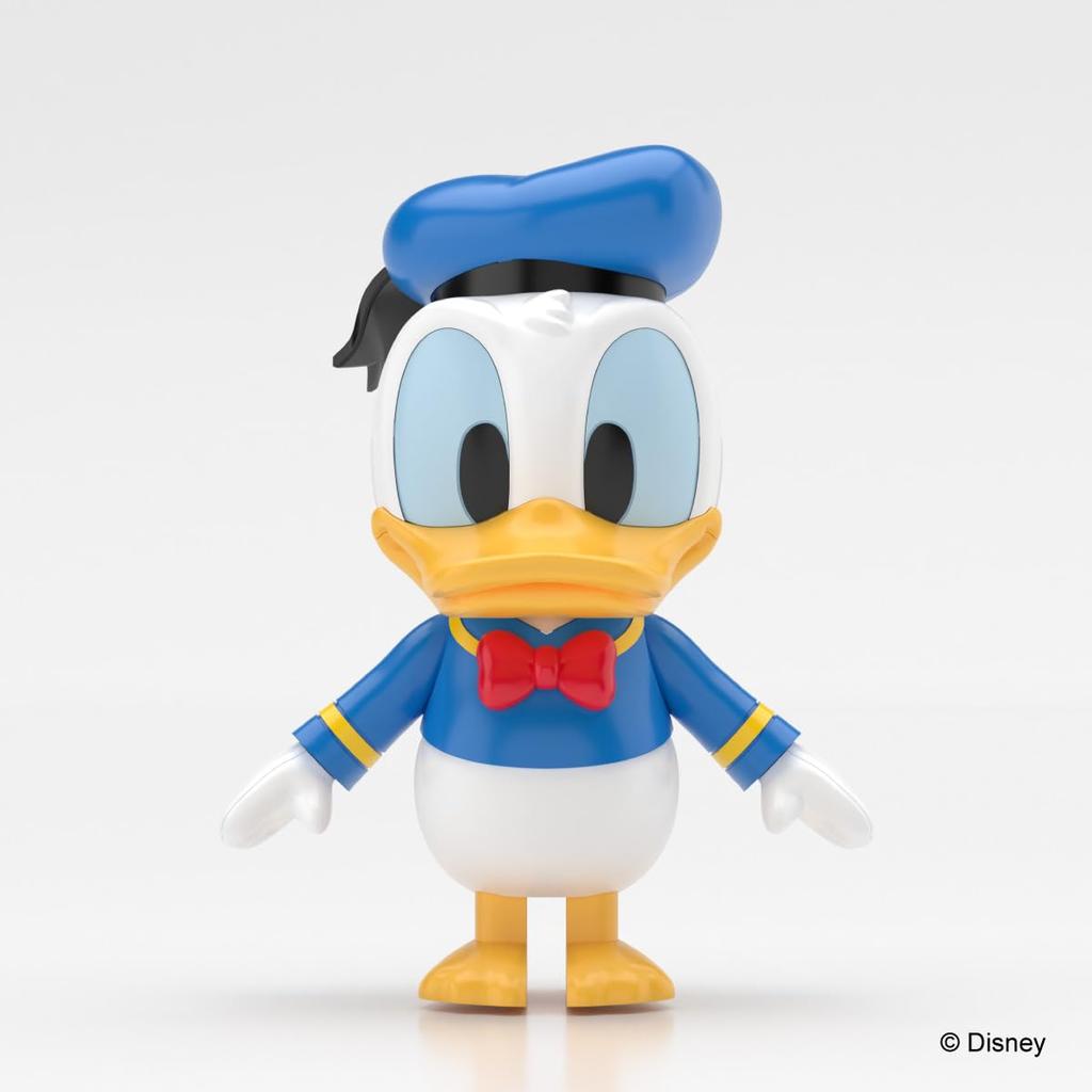 Aoshima Bunka Kyozai Rakupla Tocotoko Disney Figur Donald Daisy Plastikmodell Nr.. DP-09 & Vorlackiert
