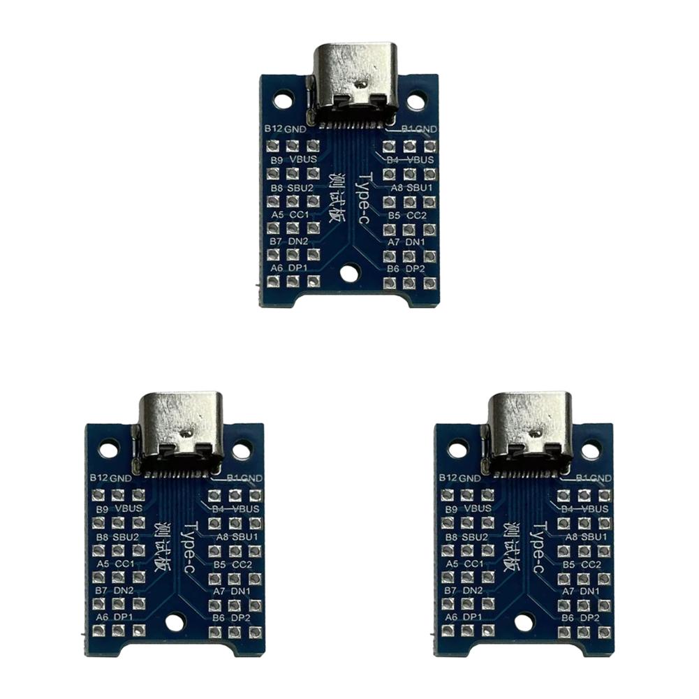 

USB-інтерфейс USB Type-C Test Charging Board Type-C USB 3.1 Female PCB Converter