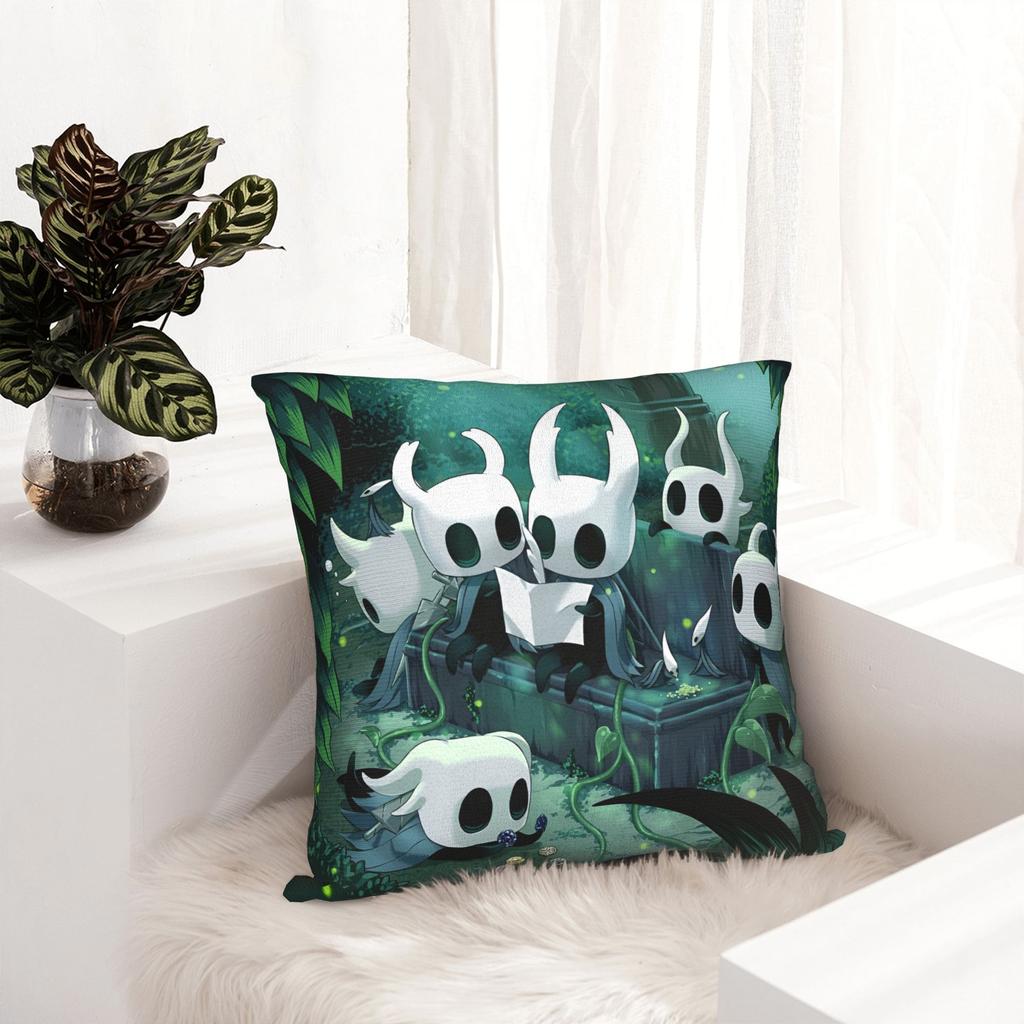 Hollow Knight Funny Games Pillow Covers Merchandise Soft Cushion Cover Decorative Pillow Case Cover Home Multiple Sizes