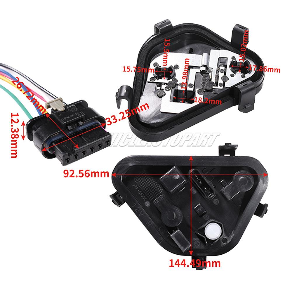 Nuovo portalampada posteriore 63217313043 63217313044 con connettore per scheda circuitale Spina Per accessori auto BMW Serie 3 F30