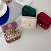 High End Velvet Portable Jewelry Rings Jewelry Box Compact Travel Earring Storage Box Mini Exquisite Packaging Box 2026 New Box