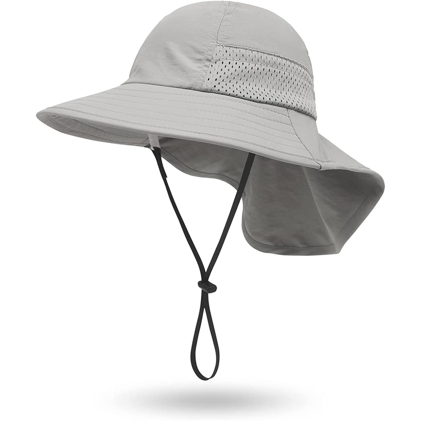 

Toddler Kids Baby Girls Boys Sun Hat Summer Caps Wide Neck Flap Beach Play Fishing Hats 1- L