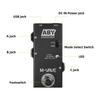 Line Selector AB Switch Mini Guitar Effect Pedal True Bypass Guitar Bass Pedal AB Box - ABY Channel Switch Accessorie