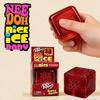 Needoh Schöner Würfel Sensorischer Stressabbau Fidget Spielzeug für Angst & Konzentration Schreibtisch Sensorischer Würfel für Erwachsene & Kinder