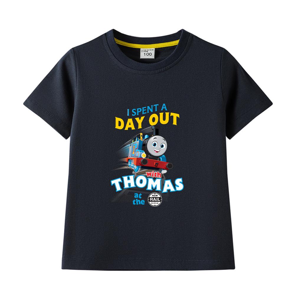 Boys' Printed Short-Sleeve Cotton T-shirt - 2023 Summer Fashion