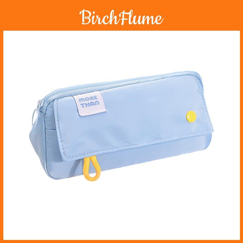 Style Pencil Case With Memory Fabric Large Capacity For Girls And Students