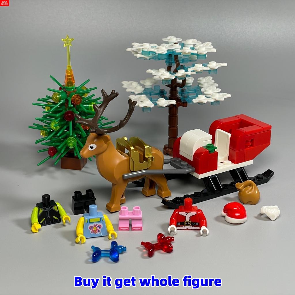 MOC Bricks Jungle Underbrush Forest Animal Monkey Goat Giraffe Bird Night Owl Accessories Building Blocks Friend Toys Gifts