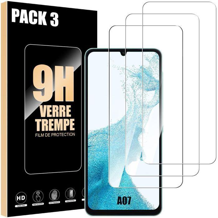 Verre Trempé pour Samsung Galaxy A07 - BOOLING - Protection Antichoc Transparent Lot-3