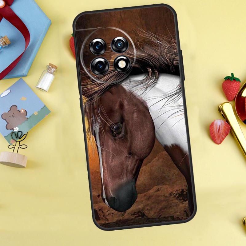 Beautiful Horse Case For OnePlus Nord 5 CE 2 3 4 Lite N20 N30 OnePlus 10T 12R 13R 13T 10 11 12 13 15 Cover