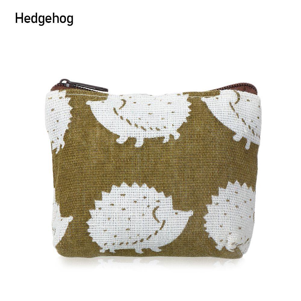 Cute Animals Wallet Zipper Purse Cartoon Small Coin Purse Lightweight Storage Bag Money Bag Key Card Holder For Student Women
