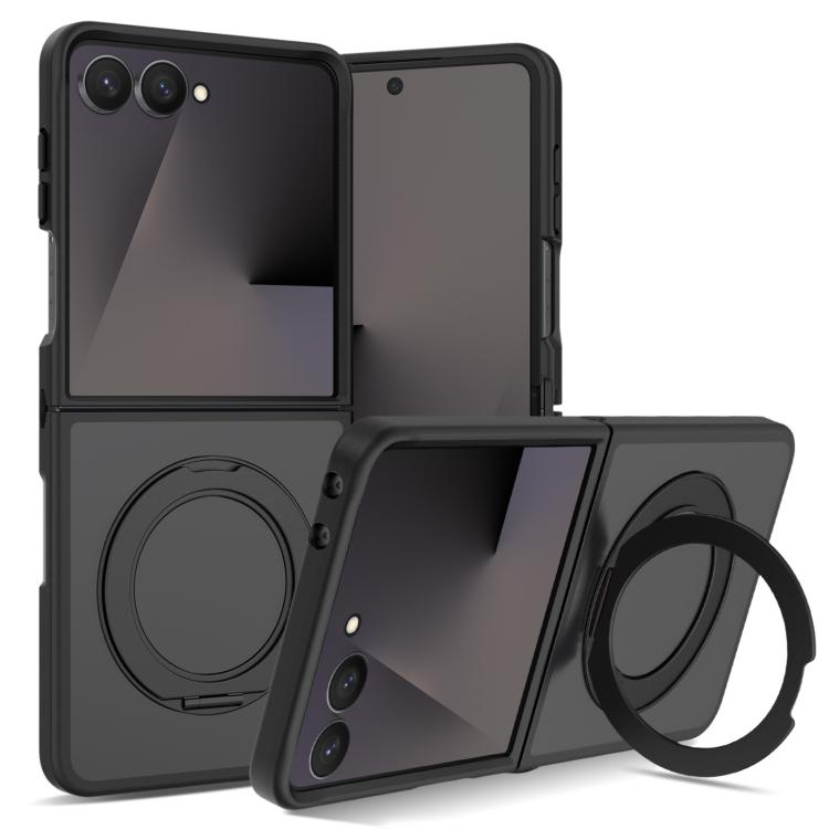 Skin Feel Rotating Holder Magnetic Phone Case For Galaxy Z Fold8 Ultra 5G, Matte PC TPU Shockproof Anti-Scratch Protective Cover