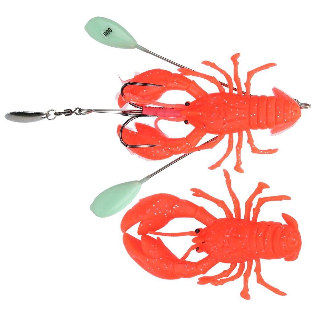 Artificial Simulation Large Lobster Lure Bait Deep Sea Trolling Fishing Accessoryred