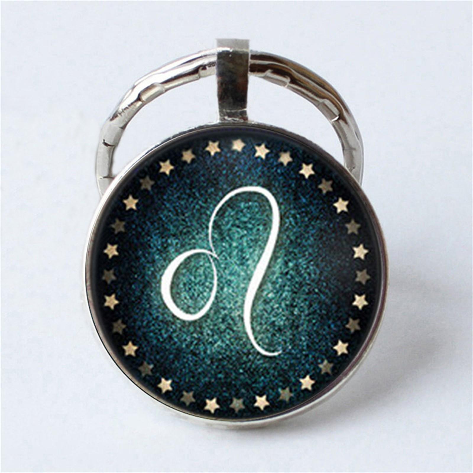 Twelve Constellations Time  Metal Keychain One Size