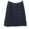 Rene made in Japan Minirock aus Tweed 36 Navy System TISSUE Damen Gebraucht