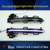 BMW X4 (2015+) Rearview Mirror Sequential Blue Turn Signal Light Modification