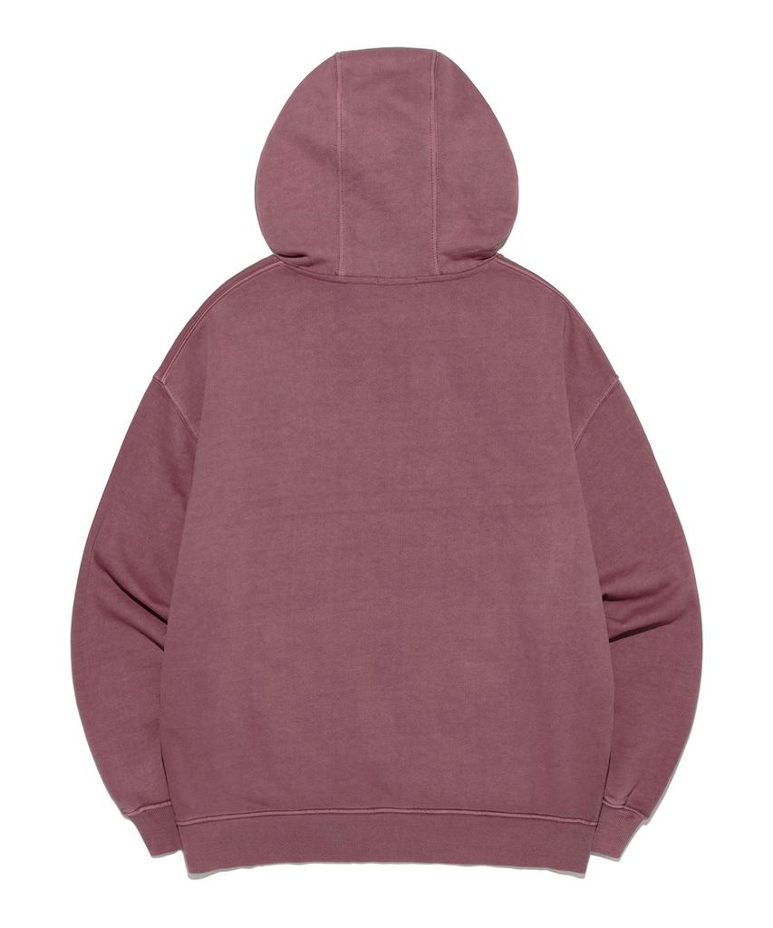 Dye Label Hoodie Pigment Pink