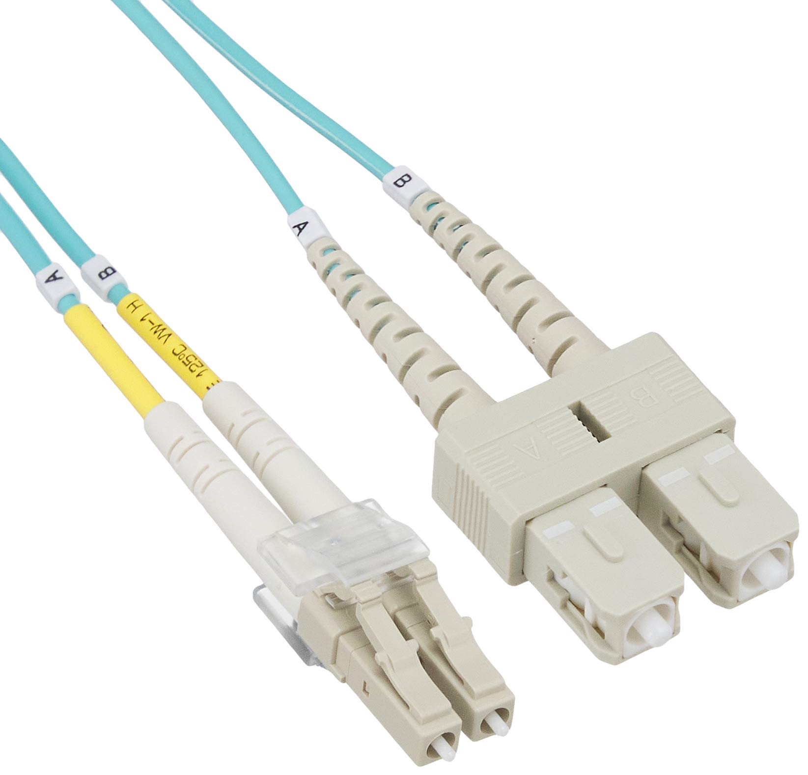 

Sanwa Supply OM3 Fiber Optic Cable, LC Connector to SC Connector, 5m, HKB-OM3LCSC-05L