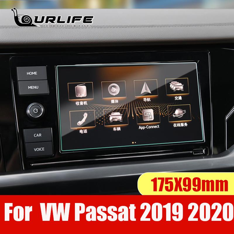 For VW Volkswagen Passat B8 Automotive Interior GPS Navigation Tempered Glass Protective Film Accessories 6.5 8 9.2