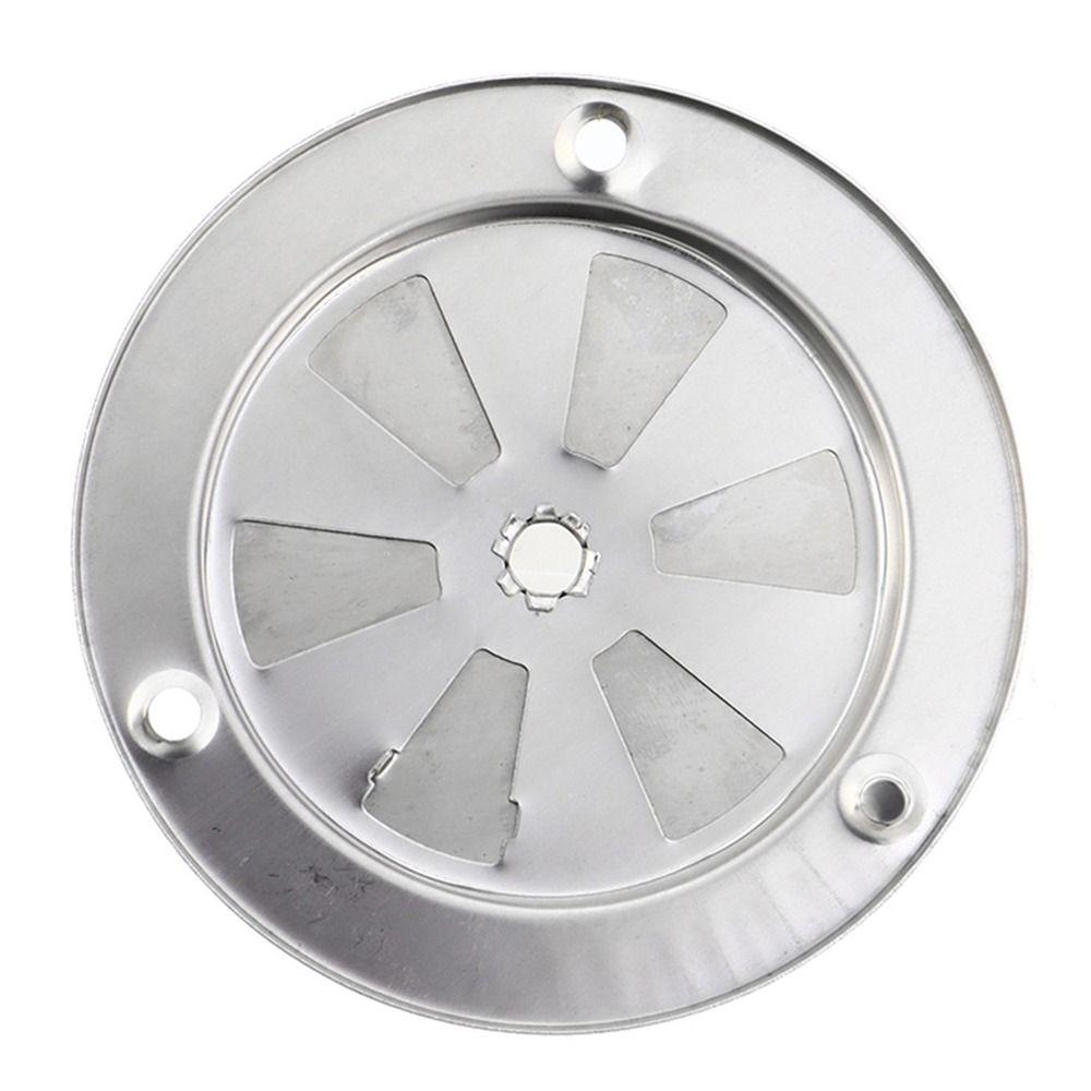 1 st Justerbar ventilationshål Rökare Luftventil Spjäll Silver Spis Luftventil för Ugn Testkammare